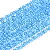 Glass Beads Strands LS-G-K185-16F-1