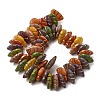 Painted Glass Beads Strands GLAA-Z021-07B-1