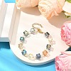 Electroplate Glass Beaded Stretch Bracelets for Women BJEW-JB11213-03-2