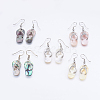 Shell Dangle Earrings EJEW-F147-G-1