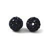 Grade A Round Pave Disco Ball Beads X-RB-H258-10MM-207-3