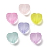 Frosted Transparent Acrylic Beads OACR-A032-30-1