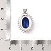 Brass Micro Pave Cubic Zirconia Pendants ZIRC-I066-05A-02-3