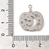 Anti-Tarnish 304 Stainless Steel Pendants STAS-R131-05P-3