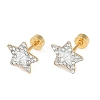 Star Glass & Polymer Clay Rhinestone Ear Fake Plugs EJEW-H105-29G-4