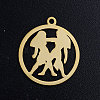201 Stainless Steel Pendants STAS-S105-JN363-3-1