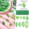 160Pcs 8 Styles UV Plating Acrylic Pendants OACR-CJ0002-55-2