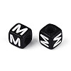 Initial Acrylic Horizontal Hole Beads OACR-ZX006-35M-2