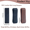 40Pcs 2 Colors TPU Loop Keepers FIND-CL0001-55-2