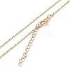 Alloy Rhinestone Pendant Necklaces NJEW-H306-A11-G-5