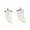 Natural Trochid Shell/Trochus Shell Pendants SSHEL-G024-06P-1