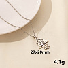 Stainless Steel Hamsa Hand Pendant Necklaces HK0528-1-1