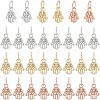 30Pcs 3 Colors Rack Plating Alloy European Dangle Charms MPDL-FH0001-06-1