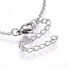 304 Stainless Steel Pendant Necklaces NJEW-L146-07-4