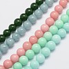 Natural & Dyed Malaysia Jade Bead Strands G-A146-12mm-B-1