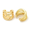 Brass Cuff Earrings EJEW-C104-147G-2