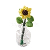 Clay Sunflower Miniature Ornaments PW-WGD8278-01-1