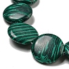 Synthetic Malachite Beads Strands G-B071-E01-02-3