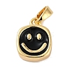 Brass Enamel Charms KK-P283-25G-1