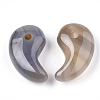 Natural Grey Agate Pendants G-S294-07K-2