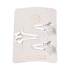 Star Iron Snap Hair Clip Findings PHAR-A011-04P-3