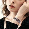 1Pc Alloy & Leather Cord Bracelets for Men Women BJEW-CL0001-56-5