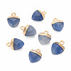 Dyed & Heated Natural Blue Aventurine Charms G-N326-121-06-1