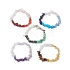 4 Styles Mixed Gemstone Chip Beaded Stretch Bracelets for Women Men BJEW-JB10814-1