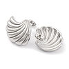 Non-Tarnish Shell Shapes 304 Stainless Steel Earring for Women EJEW-H013-07P-2