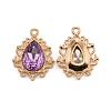 Alloy Rhinestone Pendants ALRI-WH0009-11B-1