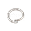 Brass Open Jump Rings KK-S369-01P-05-2