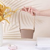 PU Leather Heat Resistant Reusable Cup Sleeve AJEW-GF0003-90C-3