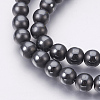 Electroplate Non-Magnetic Synthetic Hematite Beads G-F585-C09-8mm-1