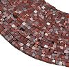 Natural Red Rainbow Jasper Beads Strands LS-GG-CBA2498-A06-01-3
