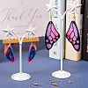  2Pcs 2 Style Wing Earring Pendant Silicone Molds DIY-TA0005-42-6