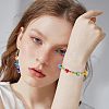 Nbead Handmade Evil Eye Lampwork Beads Strands LAMP-NB0001-49D-7