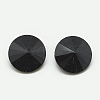 Pointed Back Glass Rhinestone Cabochons X-RGLA-T086-14mm-02-2