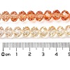 Transparent Painted Glass Beads Strands X1-DGLA-A034-T8mm-A20-4