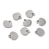 Non-Tarnish 201 Stainless Steel Charms STAS-K259-08P-3