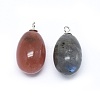 Natural Mixed Gemstone Pendants G-L516-30-2