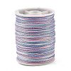 12 Rolls 12 Colors Polyester Cord OCOR-L046-B01-2