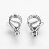 304 Stainless Steel Lobster Claw Clasps STAS-F125-12x7mm-P-2