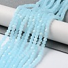 Imitation Jade Glass Beads Strands X1-EGLA-A034-J3mm-MB04-2