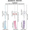 BENECREAT 3Pcs 3 Styles Glass Wind Chime HJEW-BC0001-12-2