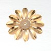 Multi-Petal Flower Iron Bead Caps IFIN-N3296-02-1