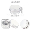 Round Aluminium Tin Cans CON-WH0079-14-2