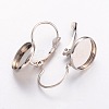 Brass Leverback Earring Findings LS-EC500-NF-2