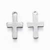 Tarnish Resistant 201 Stainless Steel Tiny Cross Charms STAS-L197-32P-2