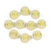 Luminous Frosted Acrylic Beads FACR-T008-02K-1