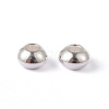 202 Stainless Steel Beads STAS-O091-A-06S-1